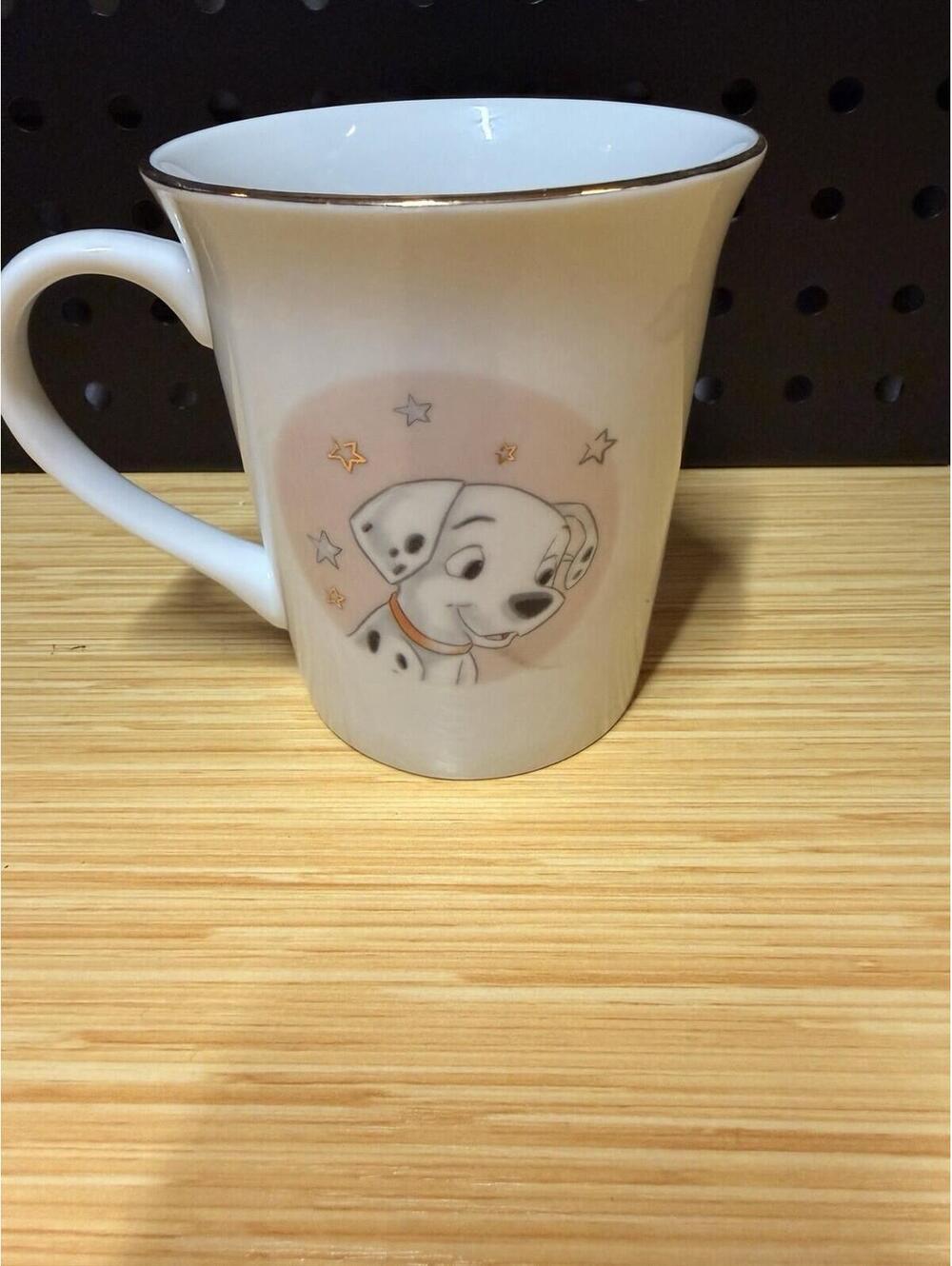 Disney 101 Dalmatians Best of Friends Mug White Grey Gold Zrike Brands R Squared